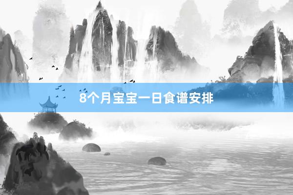 8个月宝宝一日食谱安排